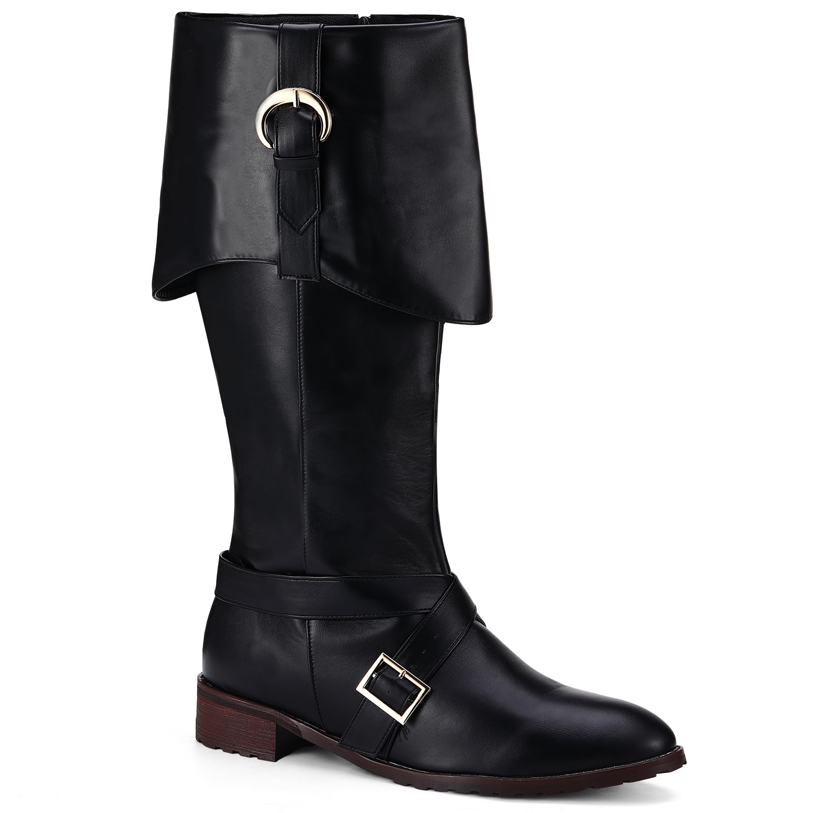 Jiuguva Men's Pirate Medieval Boots
