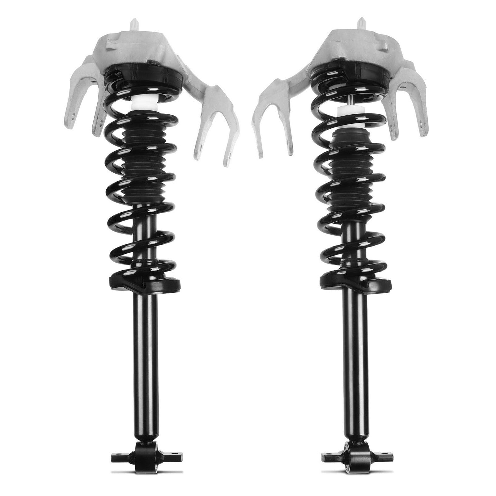 EIDZADK 2pcs Suspension Shock Absorber Strut and Spring Set Assembly Front Left Driver and Right Passenger Side Black Compatible with Cadillac CTS 2.8L 05-07 & 3.2L 03-04 & 3.6L 04-07
