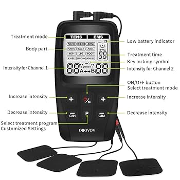趣味 Muscle&FlTNESS Amazon.com : FOXPEED Dual Channel TENS Unit Muscle
