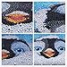 ZSNUOK 5D DIY Diamond Painting by Number Kit for Adults or Kids, Full Special Shaped Drill Embroidery Art Craft Mosaic Making Supplies Paint with Diamonds for Home Wall Decor Cute Penguin 10x10 inches