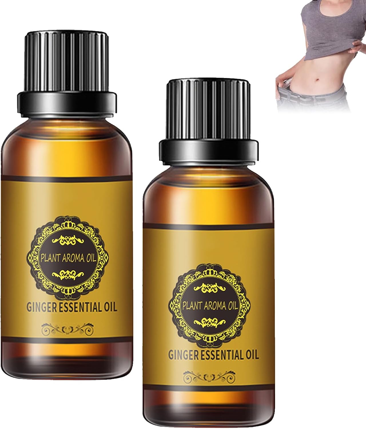 Lovilds Lymphatic Drainage Ginger Oil, Belly Drainage Ginger Oil, Slimming Tummy Ginger Oil