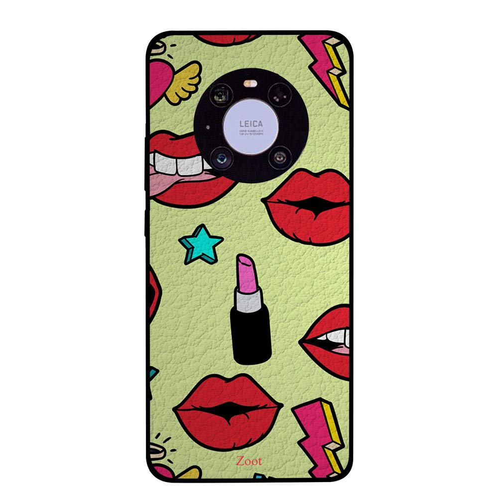 ZOOT Protective Printed Case Cover For Huawei Mate 40 Pro Kisse And Lips