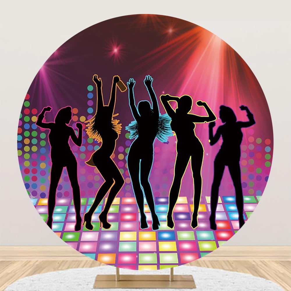 Renaiss 10x6.5ft Stage Spotlight Backdrop Nightclub Musical Hall Club Stage Concert Photography Background Kids Adults Birthday Party Decoration Vlogger Video Shooting Vinyl Studio Props - View #2