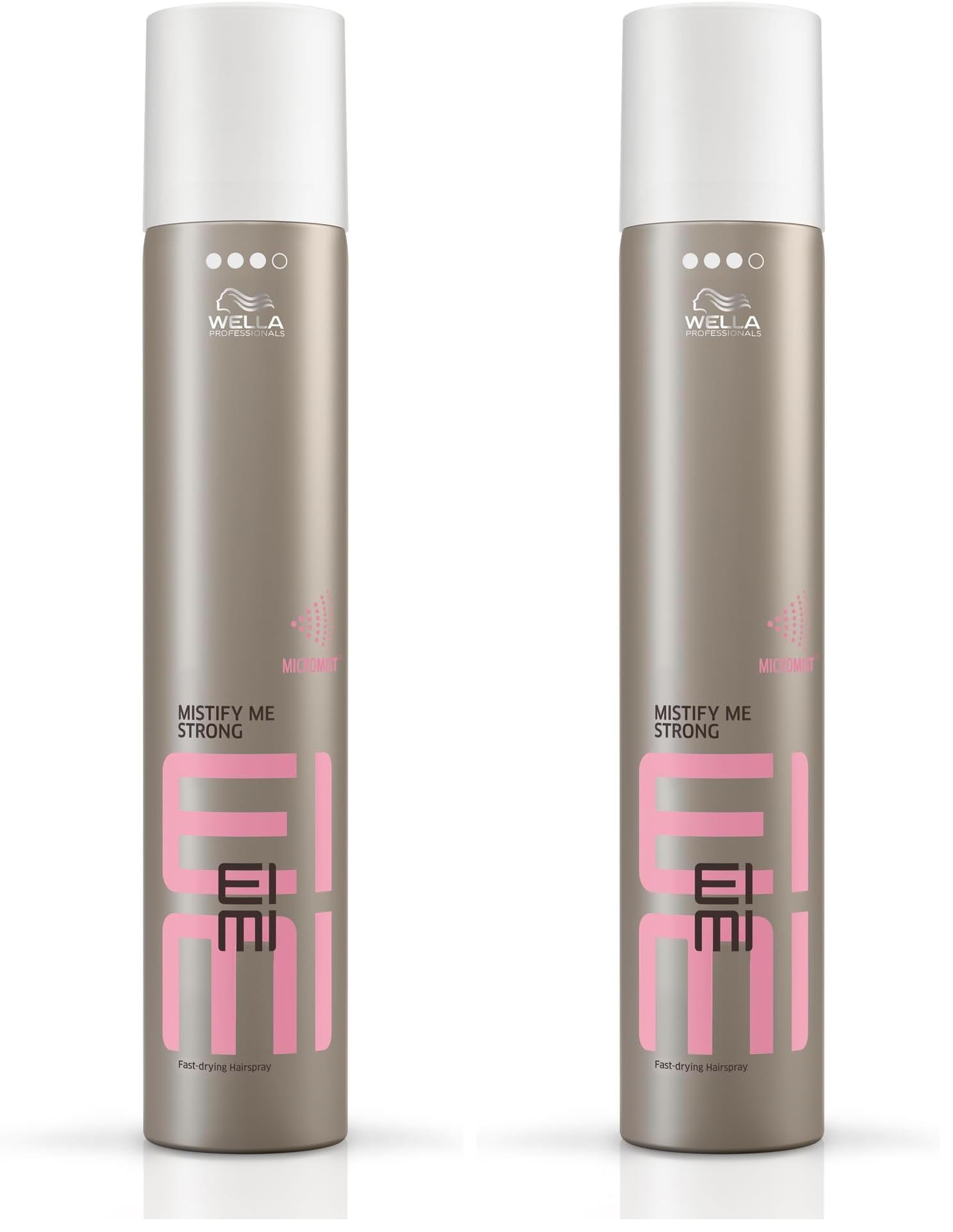 Wella EIMI Mistify Me Strong – schnelltrocknendes Haarspray – leichtes Fixing Spray für sofortigen Halt – Styling-Spray für 24 Stunden zuverlässigen Halt mit natürlicher Bewegung – 1 x 500 ml