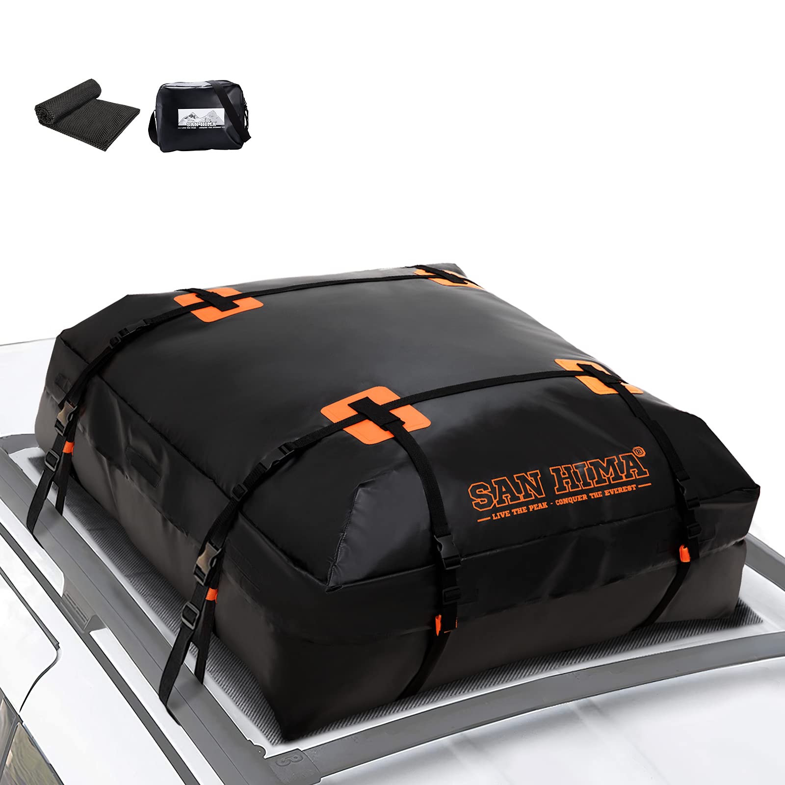 Buy SAN HIMA Car Roof Bag Cargo Carrier 15 cu. ft. Waterproof Rooftop