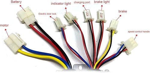 Miniatura 2 de Bnineteenteam 36 V 500 W Scooter controlador acelerador Grip Kit controlador cepillado largo línea acelerador mango para eléctrico