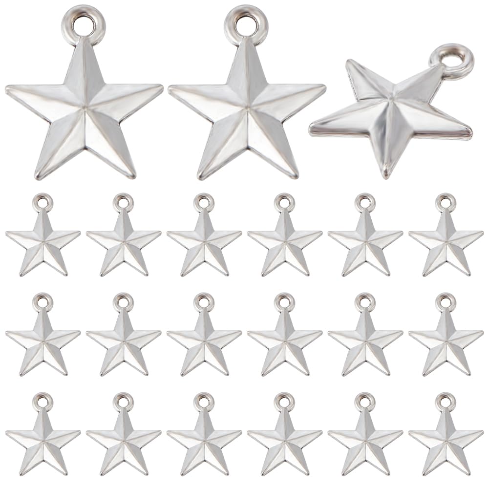Breloque Céleste Étoiles en vrac pour création bracelet et collier