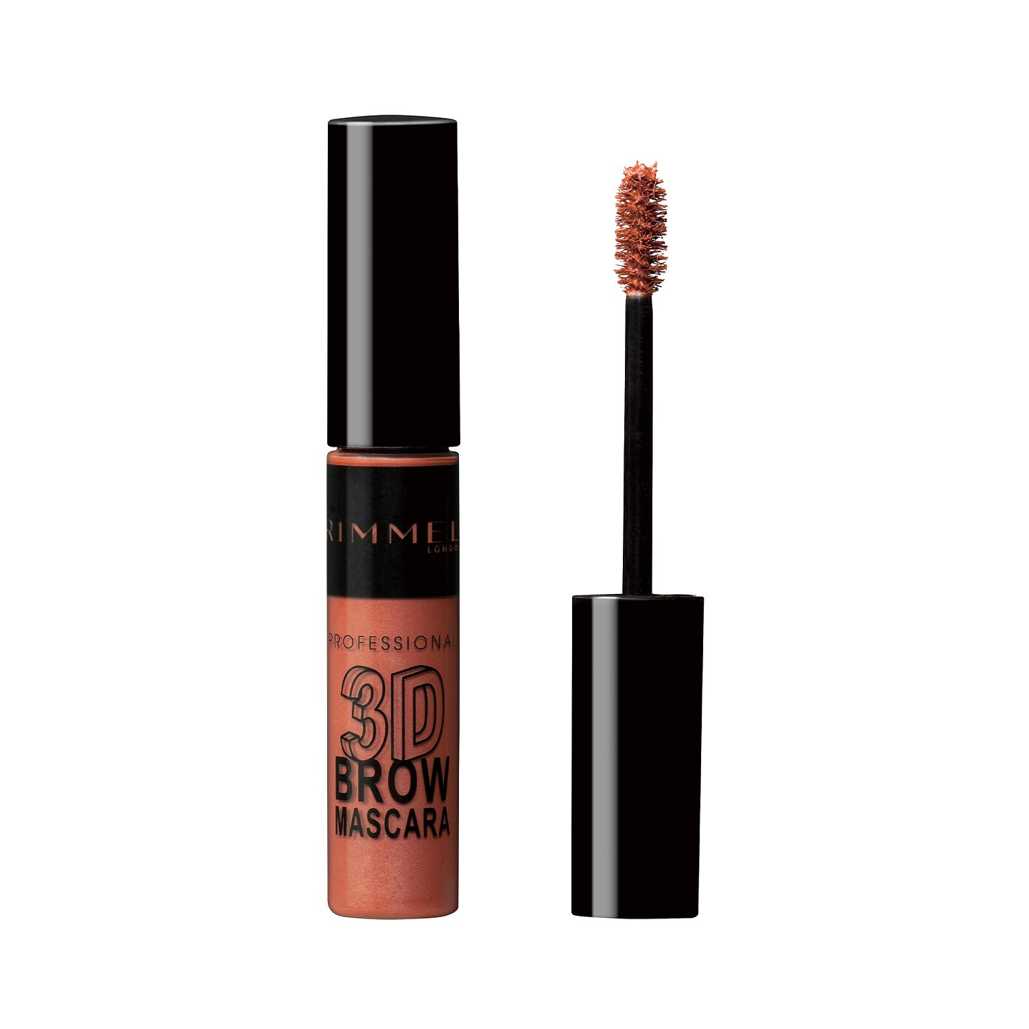Rimmel (リンメル) プロフェッショナル 3Dブロウ マスカラ アイブロウ 104 コーラルブラウン 5.5ミリリットル (x 1)