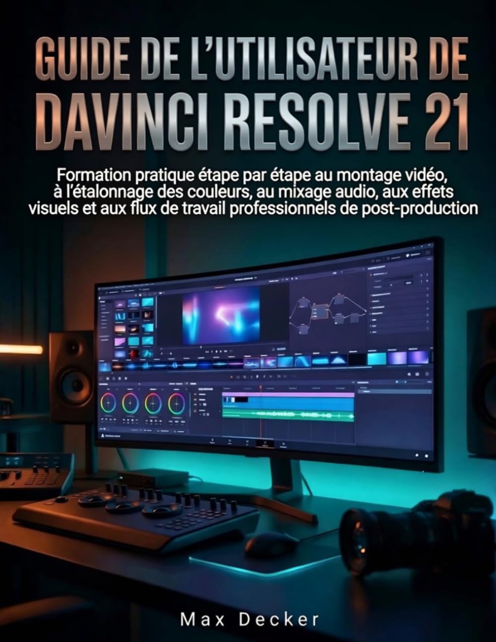 Guide de l'utilisateur de DaVinci Resolve 21: Formation pratique étape par étape au montage vidéo, à l'étalonnage des couleurs, au mixage audio, aux ... de travail professionnels de post-production