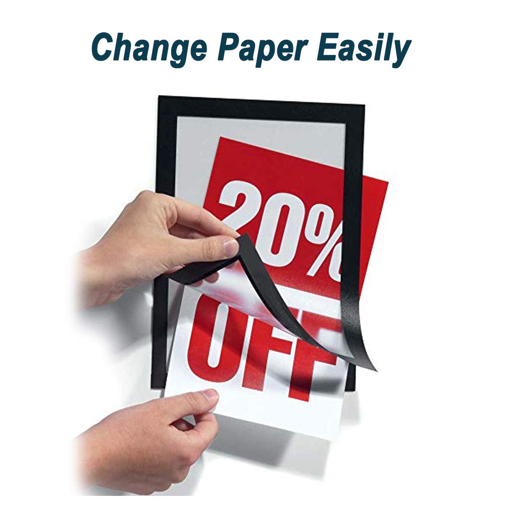 Buy A4 Sign Holder,Plastic Display Frame with Strong Magentic