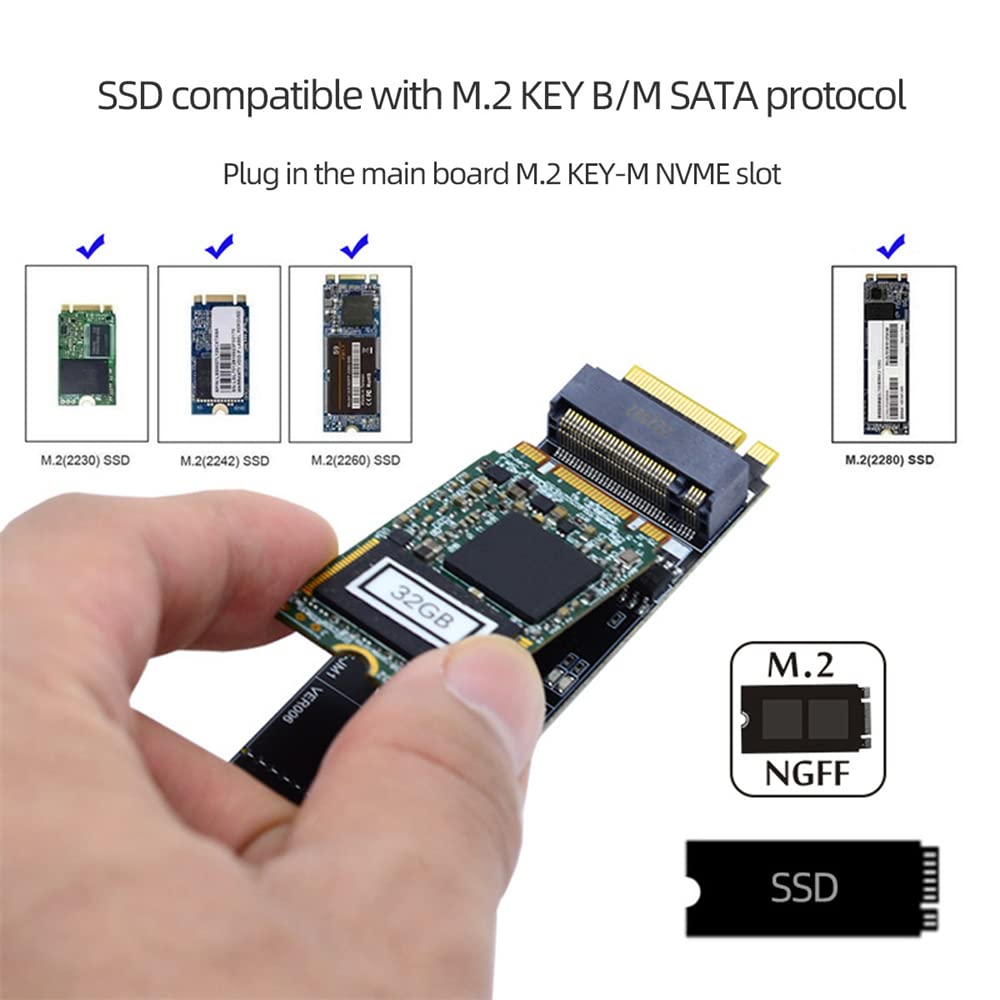 新古品■NECVersaProCorei5 SSD480GB Bluetooth NFHK SATA NGFF Key B+M SSD to NVME M-Key Motherboard Desktop