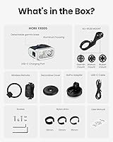 Vista 10 de Magicshine HORI1300S - Faro delantero para bicicleta, compatible con Garmin/Wahoo, 1300 lúmenes, luz delantera de haz alto y bajo, USB-C recargable