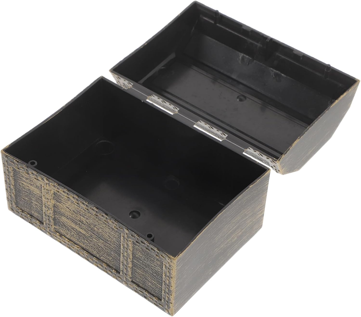 Miniature Pirate Treasure Chest Plastic Compact Storage Box and Decorative Box for Children's Birthday Party Halloween and Gift Versatile Robust