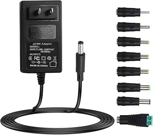 Adaptador de corriente de conmutación de 15V 2A AC para 15 voltios (1A 1.1A 1.2A 1.3A 1.4A 1.5A 1.6A 1.7A 1.8A 1.9A 2A) con 8 enchufes de CC disponible en Yaxa Peru