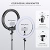 NEEWER Kit de Anillo de Luz de 55W 18"/45cm [Nueva Versión], LED Regulable 5600K con Trípode y Soporte para Teléfono para Selfie Maquillaje Pestañas Tatuaje Estudio Foto Video Grabación Fotografía, RL-18 8