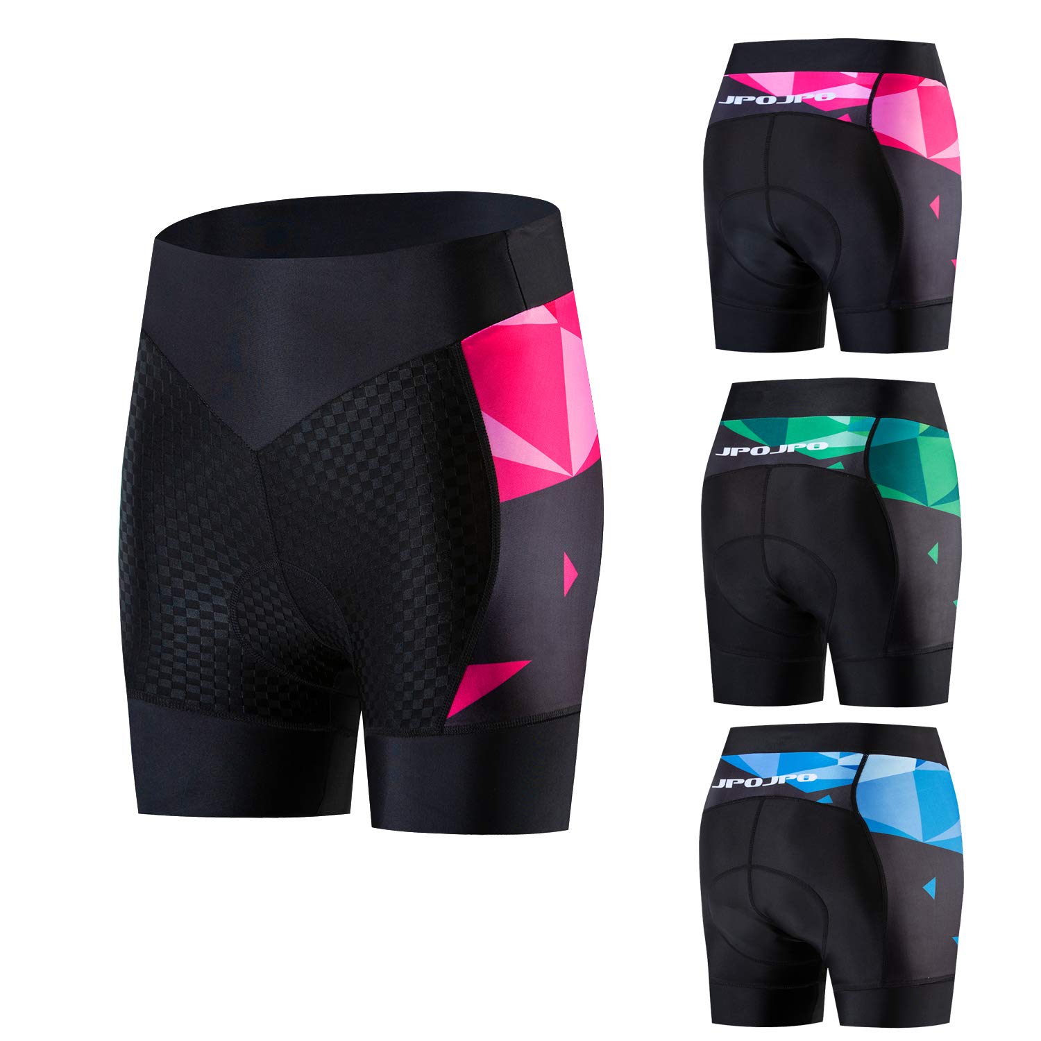 Women Cycling Bike Shorts 5D Gel Padded Biking Bicycle Half Pants Cycle Wear Tights Pink S