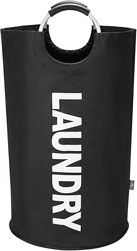 Miniatura 9 de DOKEHOM - Canasta de lavandería extragrande de 125 litros, bolsa de lavandería plegable, canasta de ropa alta y autónoma, contenedor de lavado