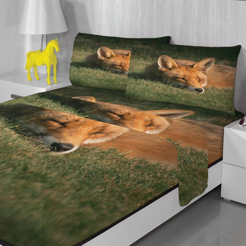 Sábanas para perros tamaño Queen  Juegos de sábanas y fundas de almohada  Lujosas sábanas 100% microfibra, estampado de alta cantidad de hilos,