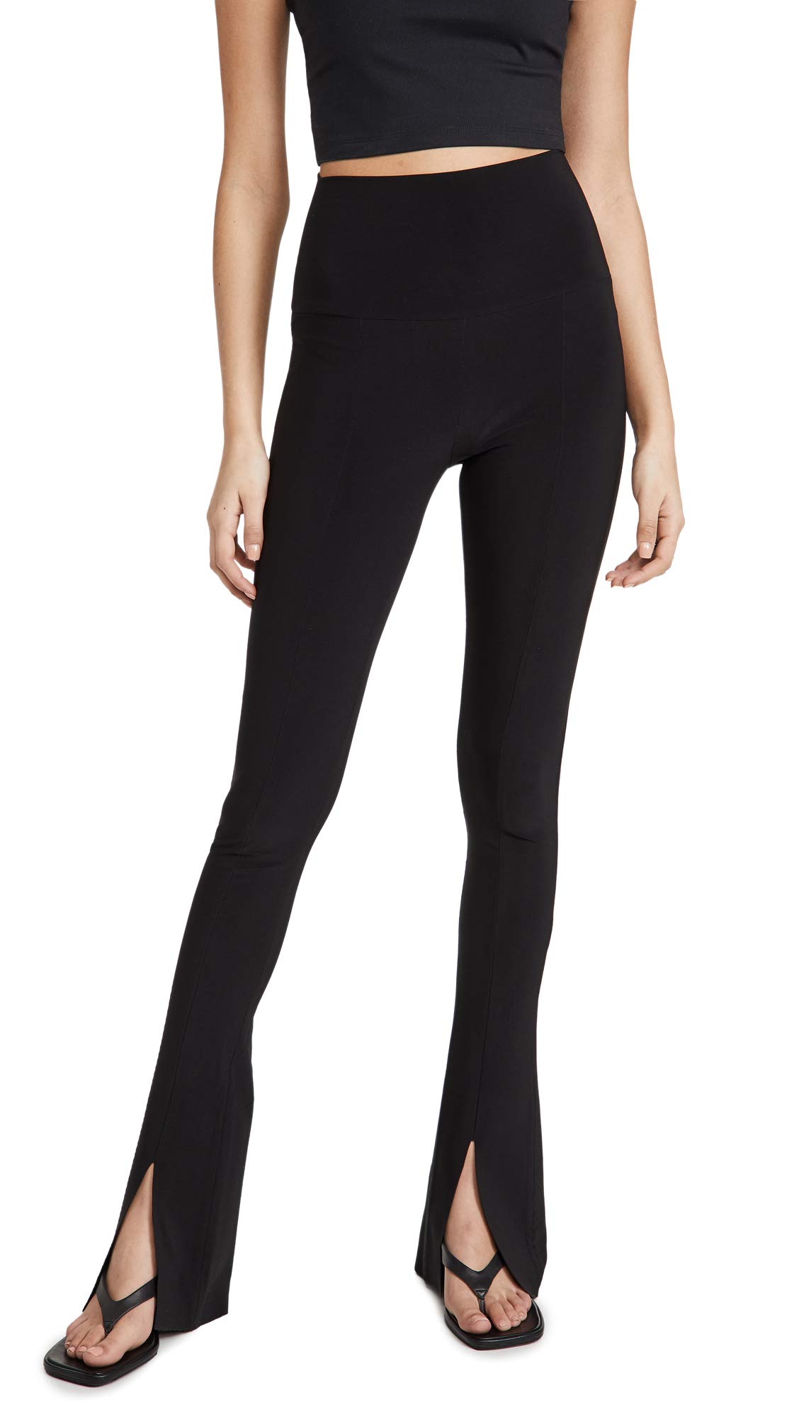Norma Kamali Women's Black Spat Leggings, Xxs