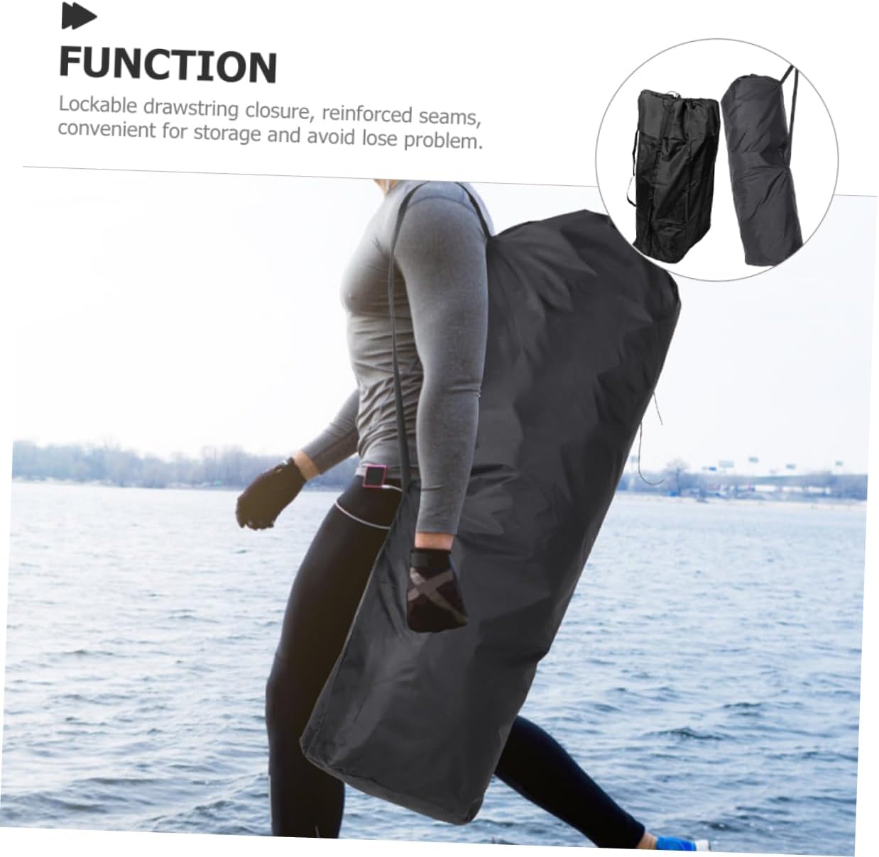 Toddmomy 2pcs Travel Stroller Cover Bag Car Seat Backpack Gate Check Bag for Airplane Stroller Accessories