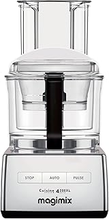 Magimix Robot de Cuisine Multifonction 3L- CS 4200 XL –Hachoir, Blender, Presse-Agrumes, Bol XL – Chrome Brillant