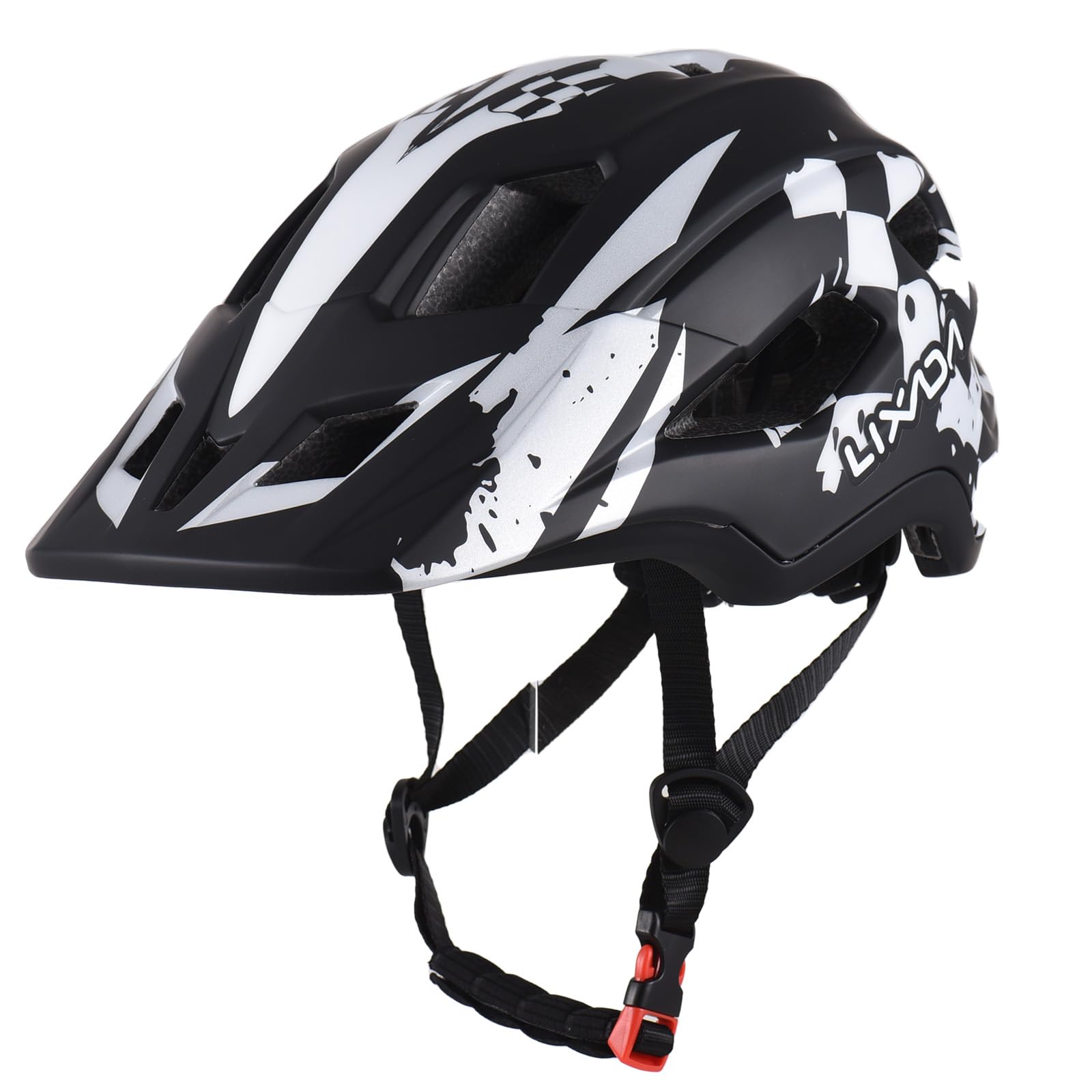 Lixada Casco da bicicletta per bambini, completamente rimovibile, unisex, 52-56 cm, 2 in 1, regolabile, con protezione per il mento rimovibile, per biciclette, skateboard