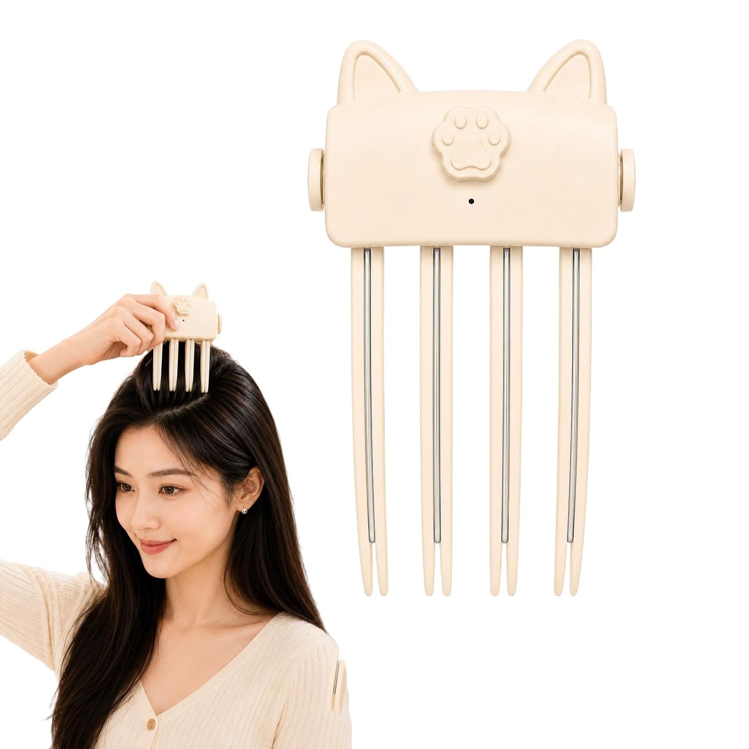 Wireless Heated Volumizing Root Lift Clip Portable Hair Volumizer