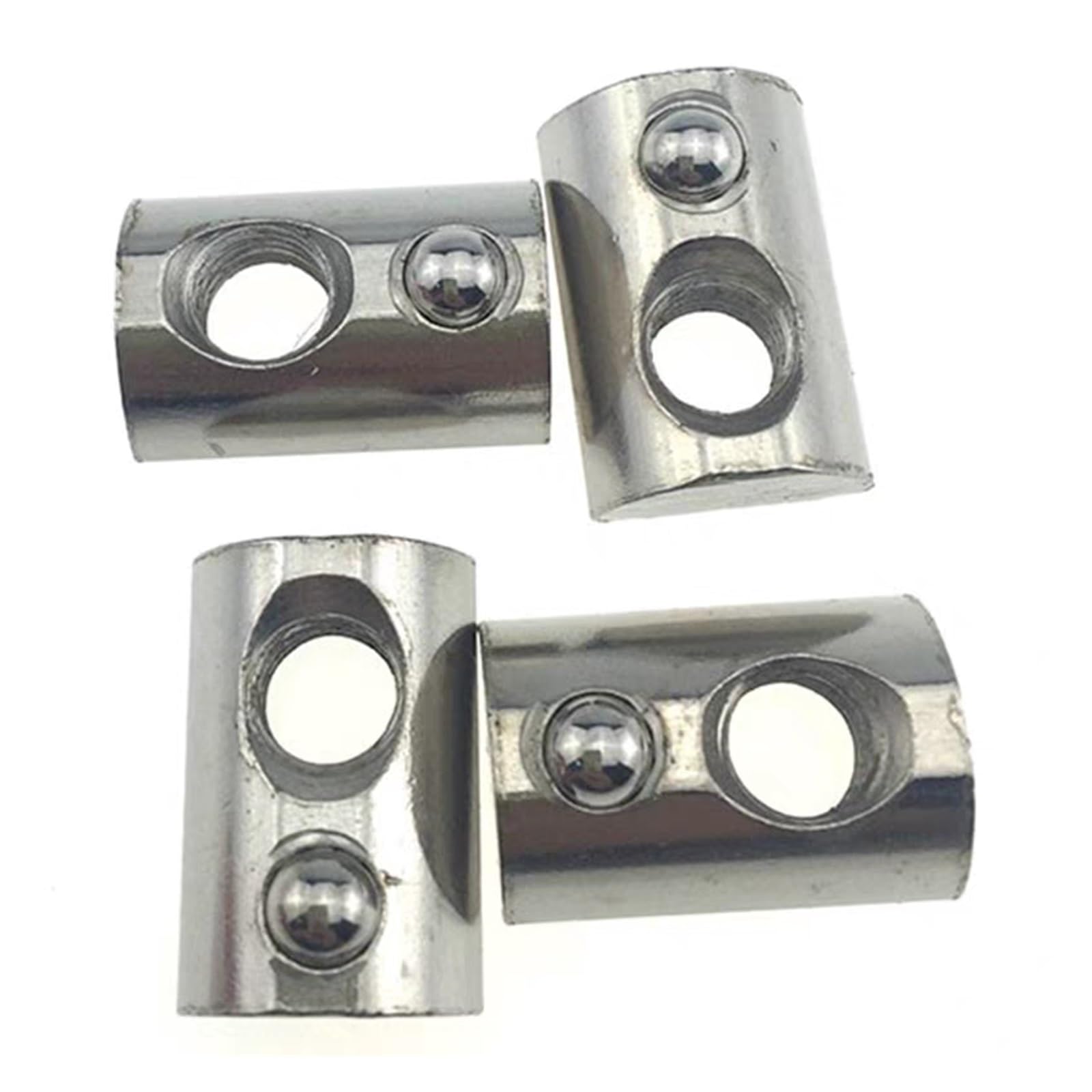 T-Nut-Gleitmuttern, Halbrunde Elastizität Roll-In T-Federmuttern M3-M8 for 2020-4545 Aluminiumprofile Nut(3030-M6-50pcs)