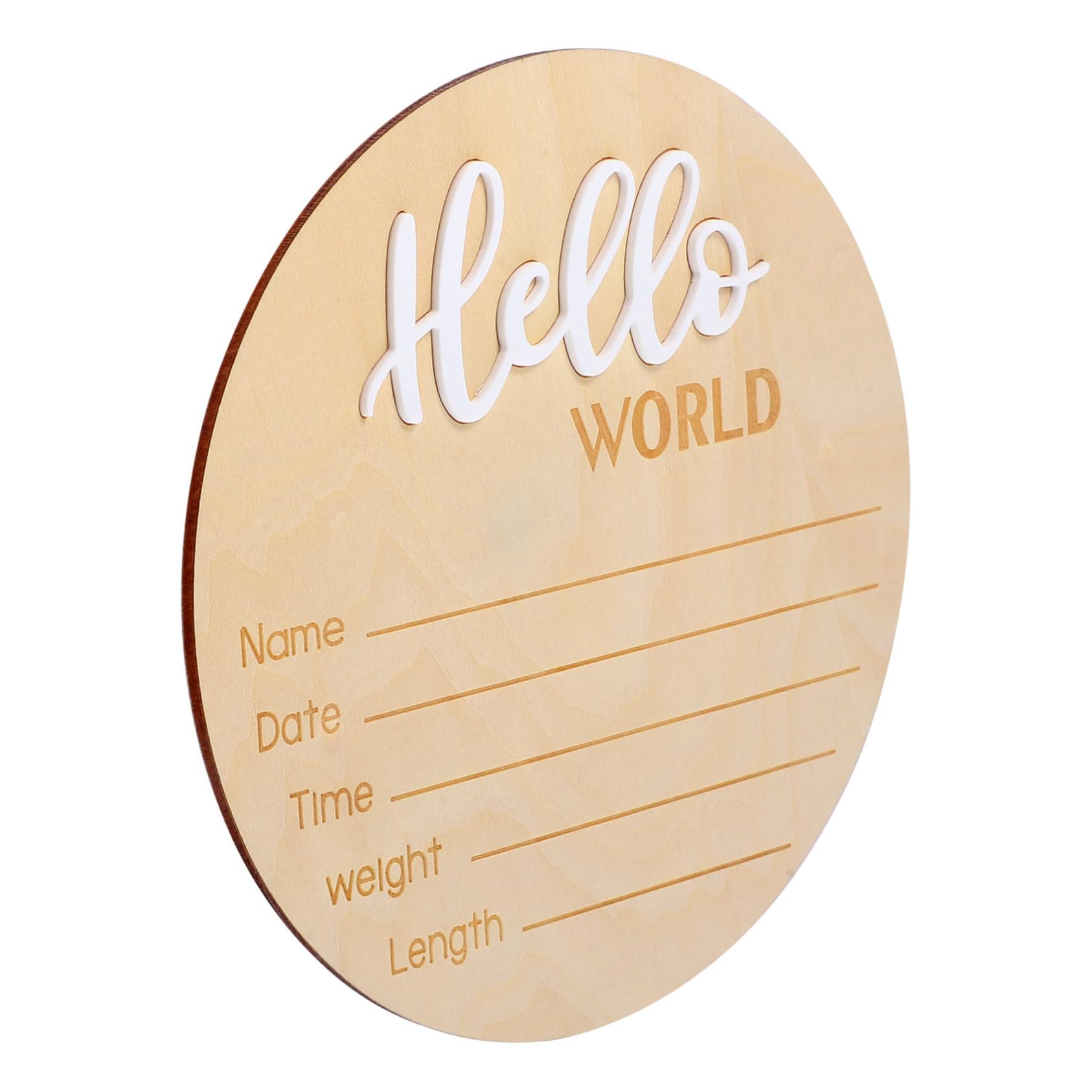 Totority Unique Newborn Photo Prop Birth Announcement Name Sign Wooden Wooden Sign for Infant