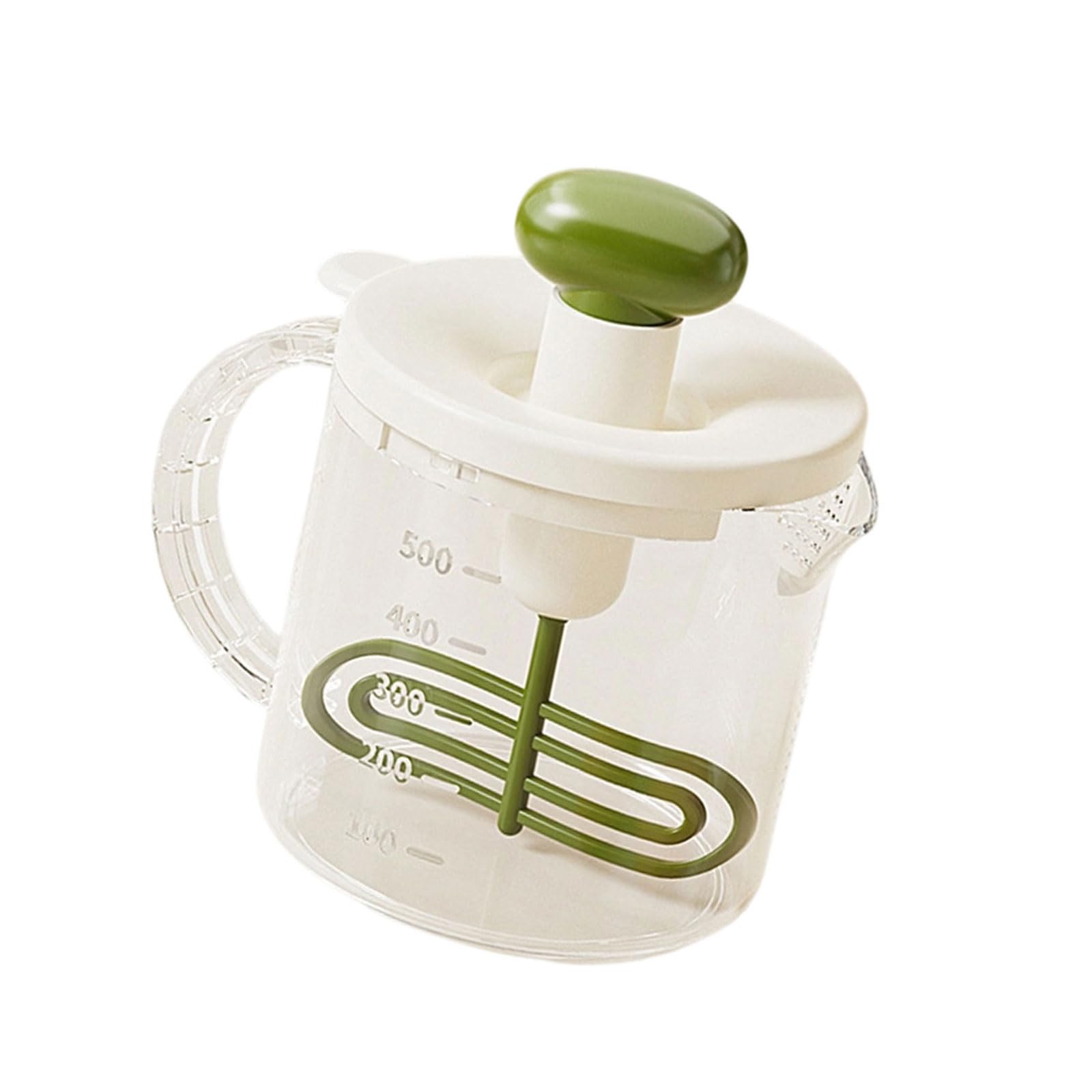 MALSSE Multipurpose Hand Operated Stirring Cup with Filtration Systems for Smooth Mixing of Beverages and Eggs Whites Manual Mixing Cup