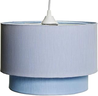 Lustre Tubular Duplo, Quarto Bebê Infantil Menino, Potinho de Mel, Azul