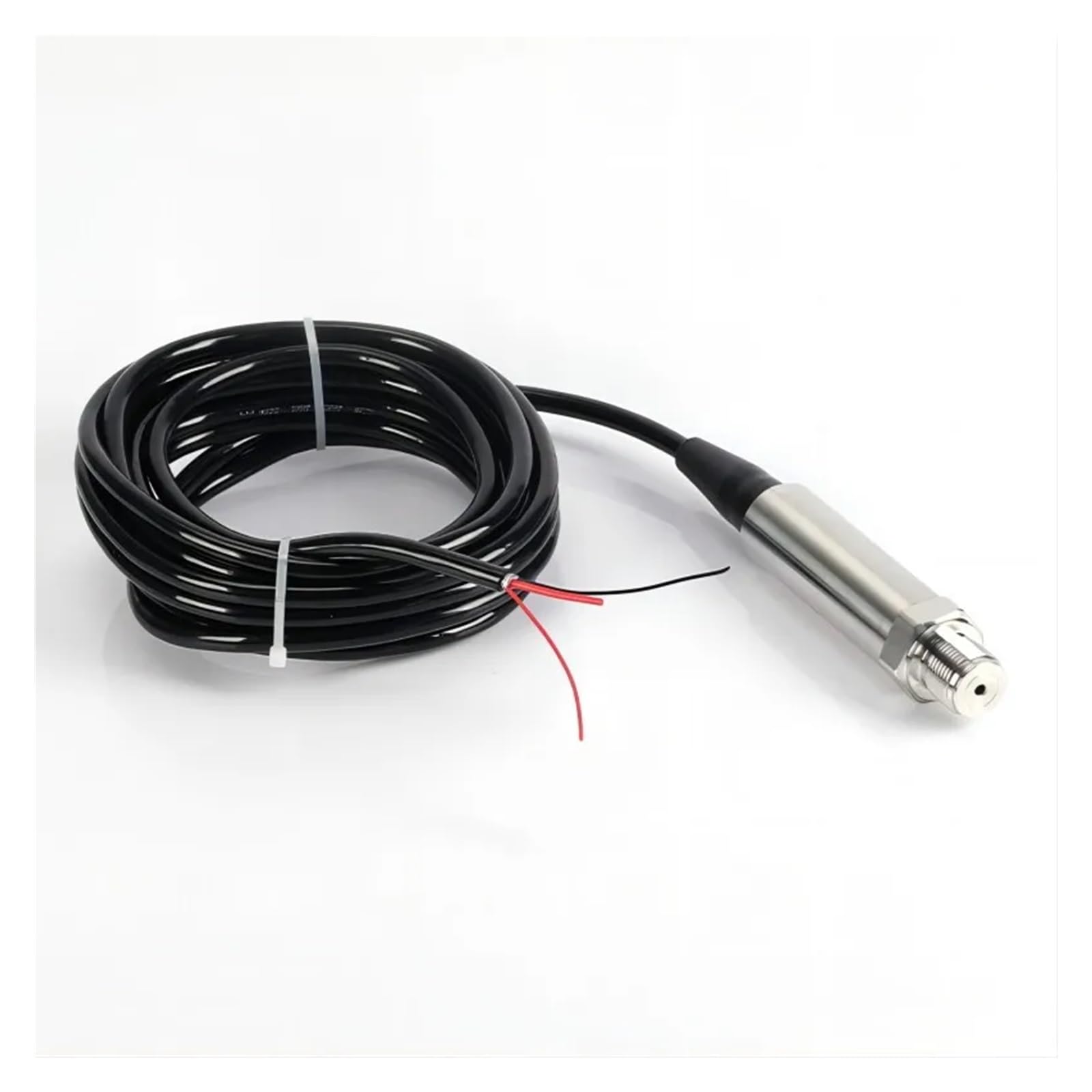 Sensor de nivel de presión de tanque de combustible con rosca M20 de 1 m, transductor for tanque de camión, transmisor de nivel de agua hidrostático piezoeléctrico de 0 a 10 V(0-40Kpa (4m water))
