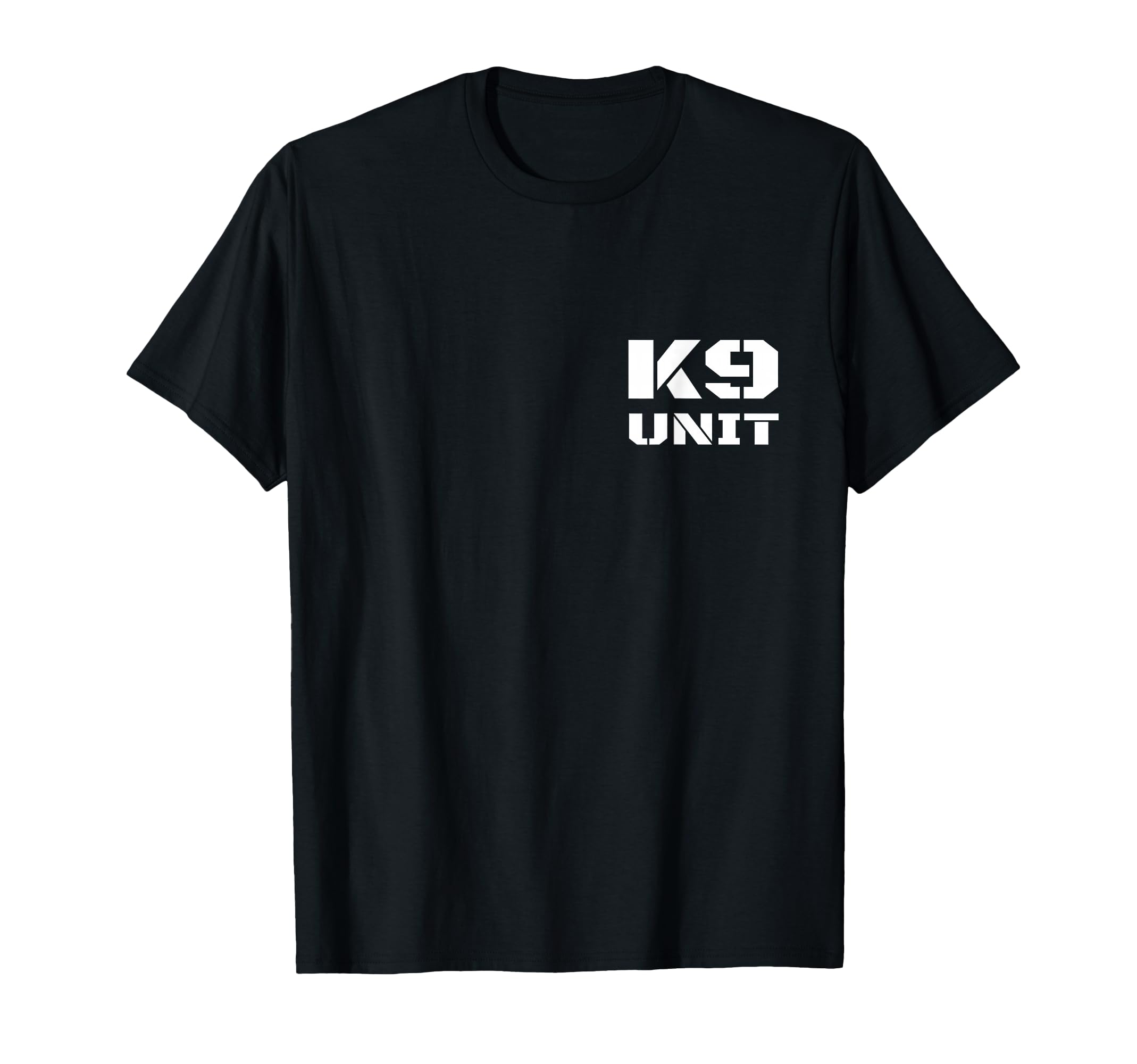 Front & Back K9 Unit Uniform K-9 Team Officer Police Handler T-Shirt