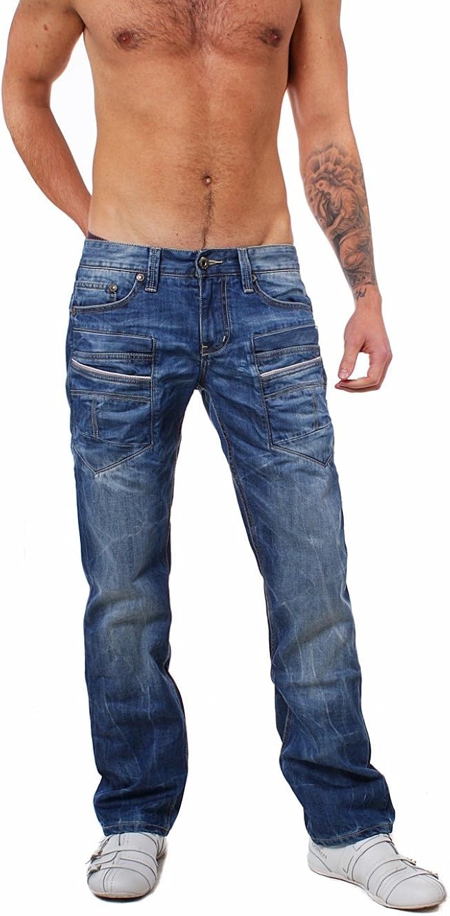 M.O.D Jeans Bruno NOS rotan Blue, GrösseW33/L32 Amazon.de Bekleidung
