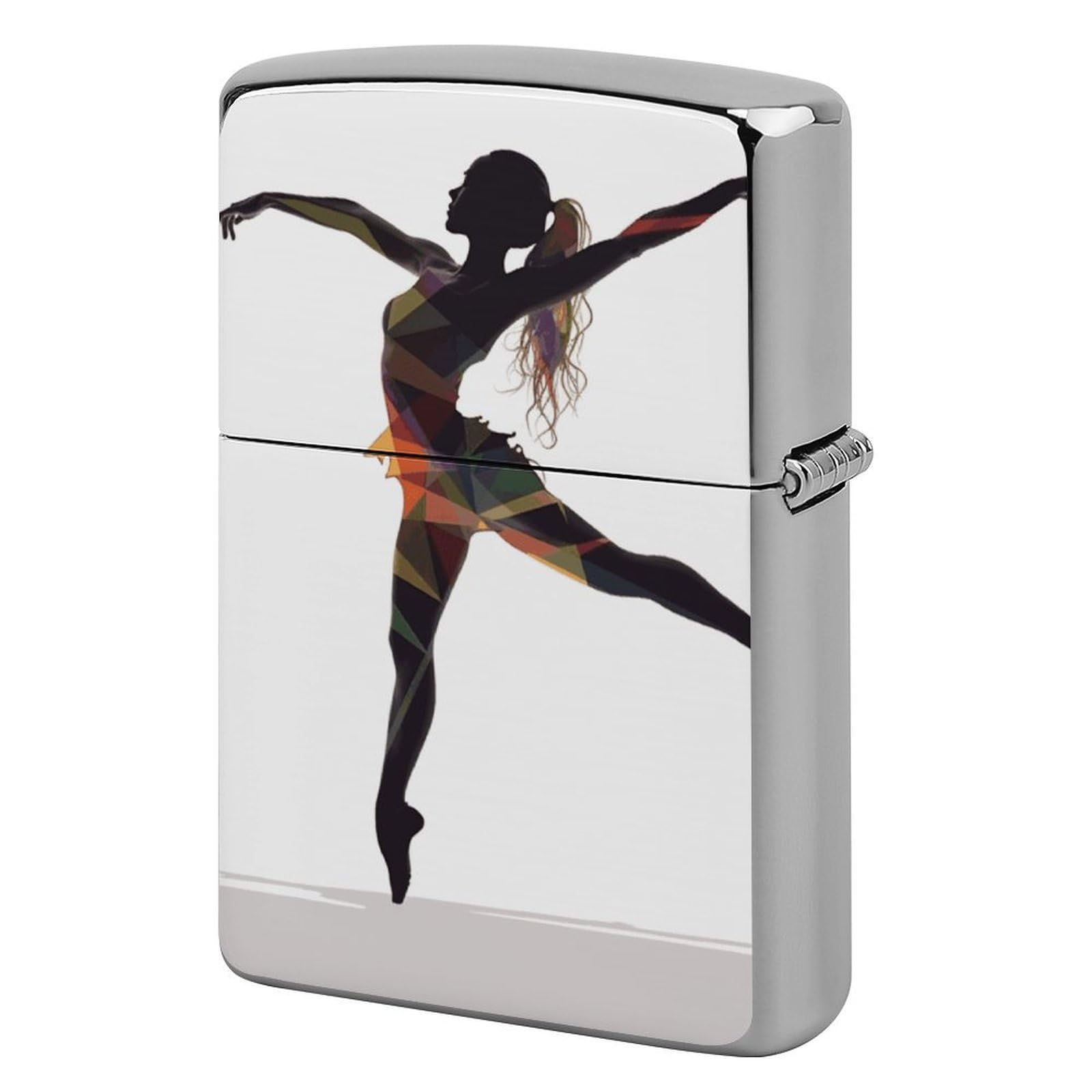 A Dancer Lighter Cover for Men, Personalized Lighter Case for Birthday Gift, Flip-Top Lighters Protective Cover, Portable Lighters Shell for Outdoor, Travel