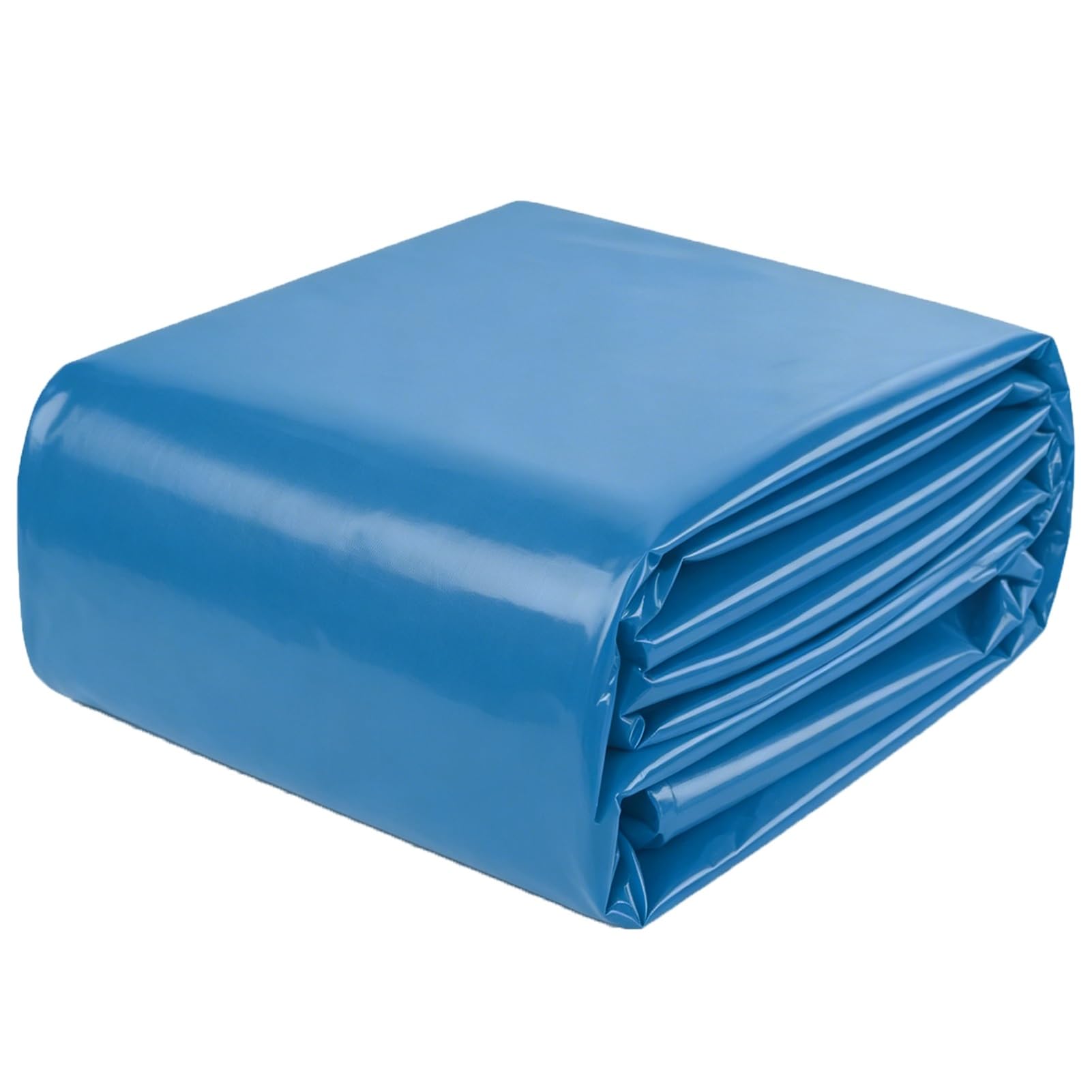 Liyadolaam 5x8m 6x10m 8x12m 10x15m Blue HDPE Pond Liner UV Resistant Tear Proof Heavy Duty Impermeable Membrane for Aquaculture Retention Basins Outdoor Ponds(7x8m(23x26.2ft))