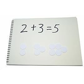 SmartDealsPro Set of 100 1 Inch Opaque Plastic Learning Counters Mini Poker Chips Game Tokens with Storage Box (White)