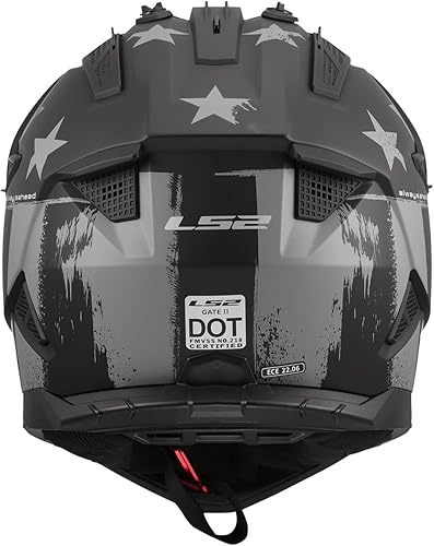 Miniatura 4 de LS2 Cascos Gate II Full Face MX Casco de moto