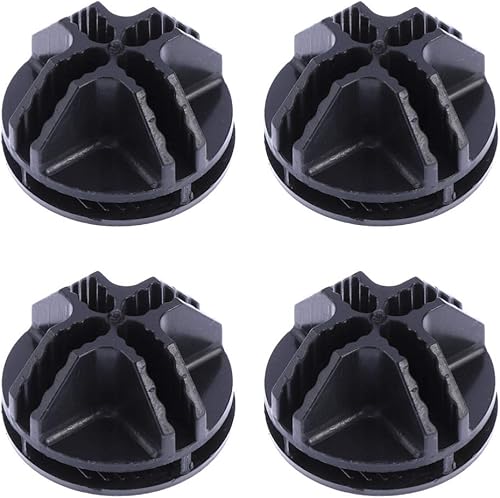 Miniatura 5 de Organizador de almacenamiento en cubos, conectores de plástico, 20 unidades, conectores de plástico negro para cubos de alambre, almacenamiento de