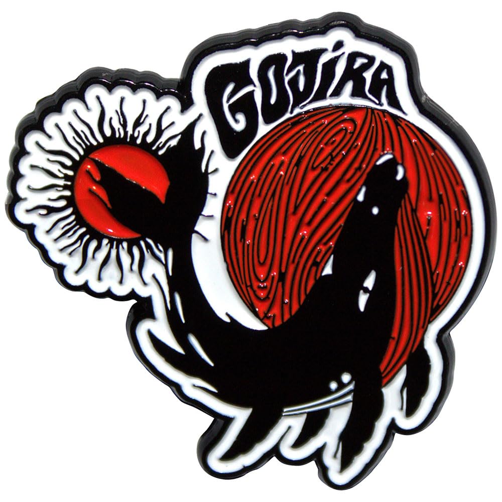 Rock Off officially licensed products Gojira Whale Pin Badge Size One Size