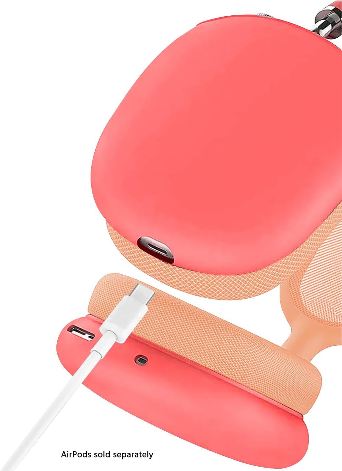 SaharaCase - Liquid Silicone Cover Case for AirPods Max, Orange, (HP00182)