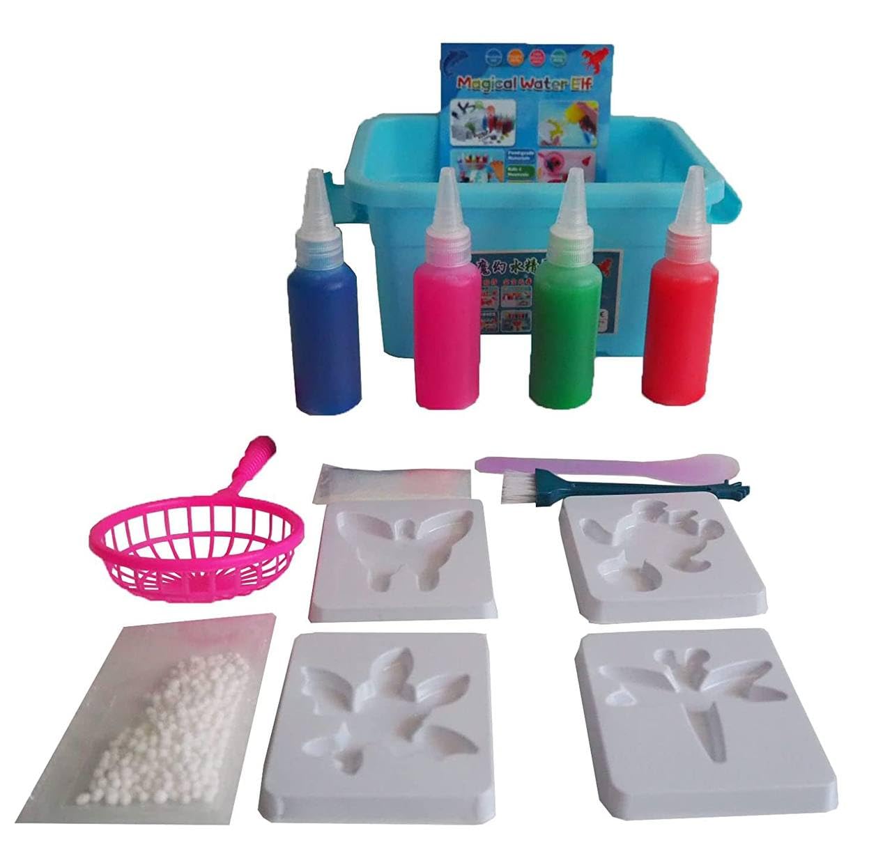 DD Retails Magic Water Elf Toy Kit || 3D Handmade Water Toy || Aqua Fairy Toy Set for Kids || Creative 3D Handmade Magic Gels Toys (Pack of 1) 1