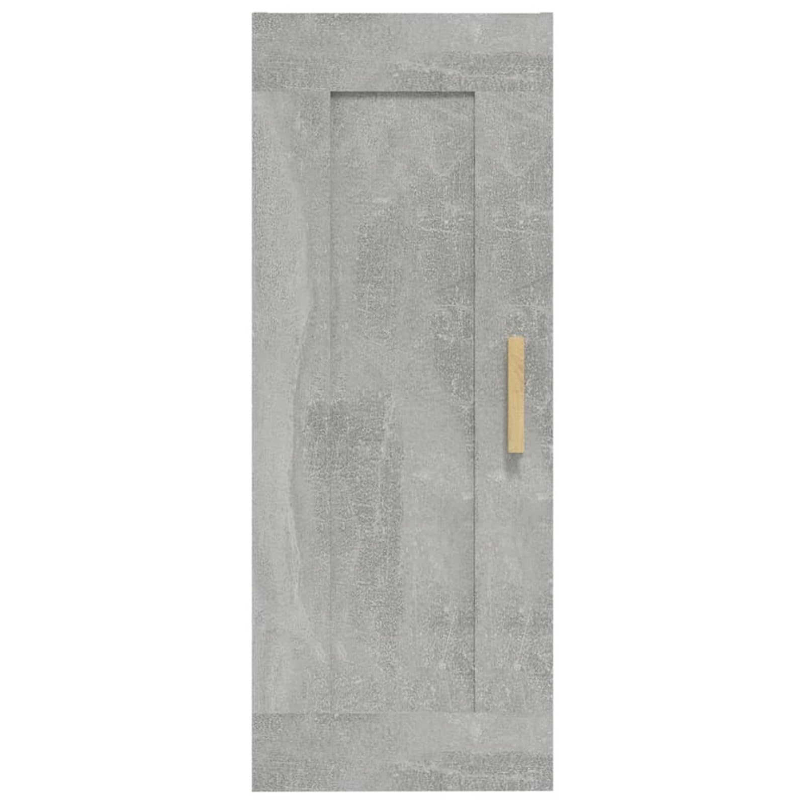 Armoire Murale Gris béton 35x34x90 cm Bois d'ingénierie,Armoire Industrielle,Armoire De Rangement
