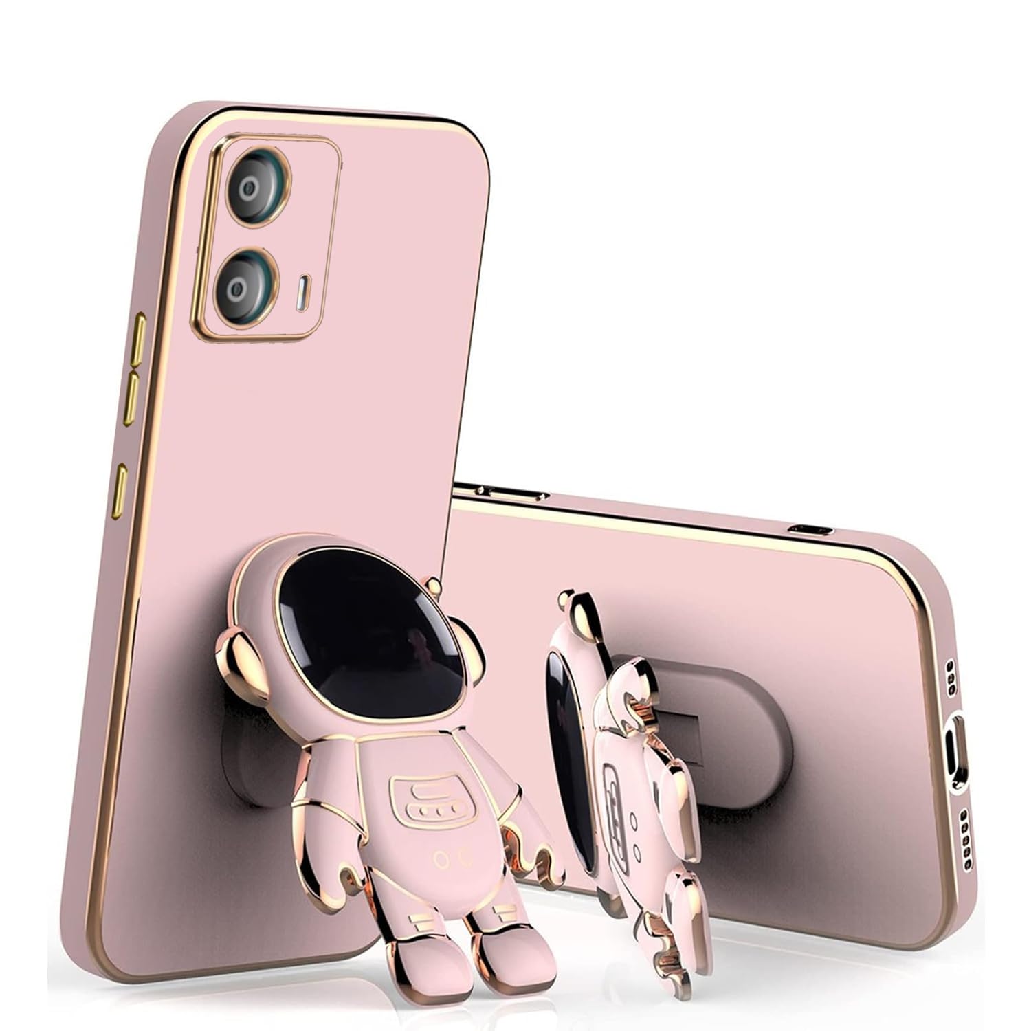 V-TAN Electroplated 3D Astronaut Holster Folding Stand Back Case Compatible with Motorola G85 5G (Pink) (B0DCSS2K4R) Amazon Price History, Amazon Price Tracker