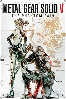 Oedrtqi Metal Gear Solid art Poster 8 x 12 Inch Funny Metal Tin