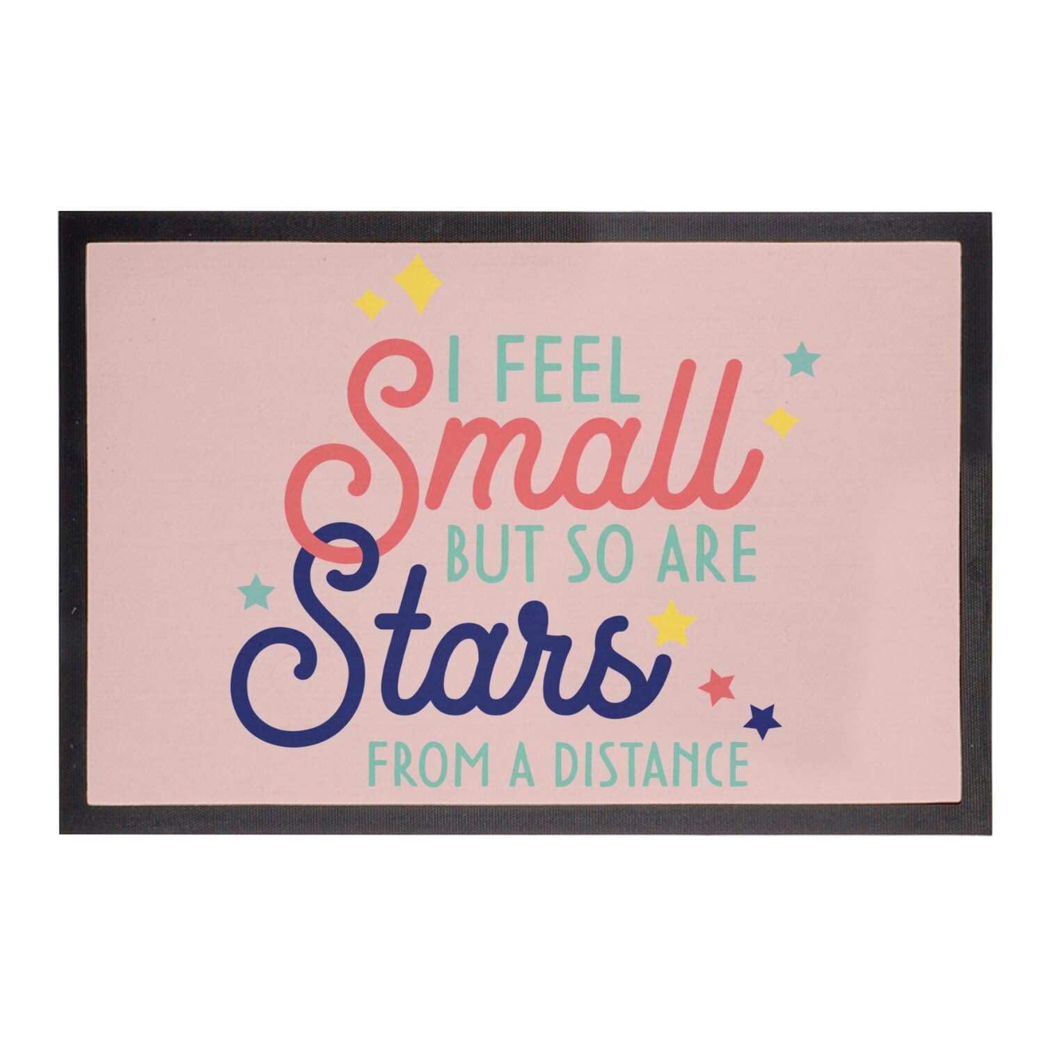 Paillasson rose Fabulous message inspiration self love entrée maison 75x50cm
