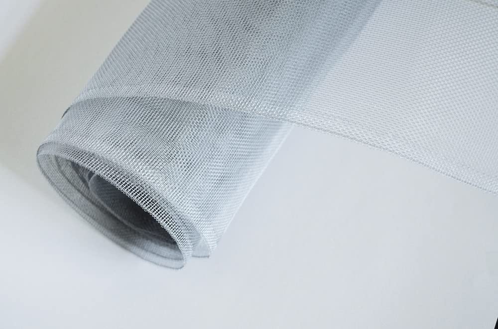 VERDELOOK Zanzall, Rete di Ricambio per zanzariera in Alluminio a Maglia Rettangolare, 0.8x30 m, Bianco