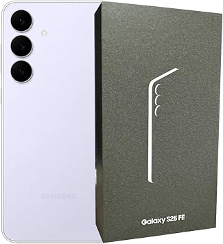 Samsung Galaxy S25 FE 5G SM-S731B Exynos 2400 8GB RAM SIM-Free Unlocked Android 16 Smartphone Icyblue, 512, GB
