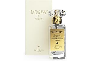 Vacations Eau de Toilette Perfume: Capture Coastal Memories with Tropical Notes