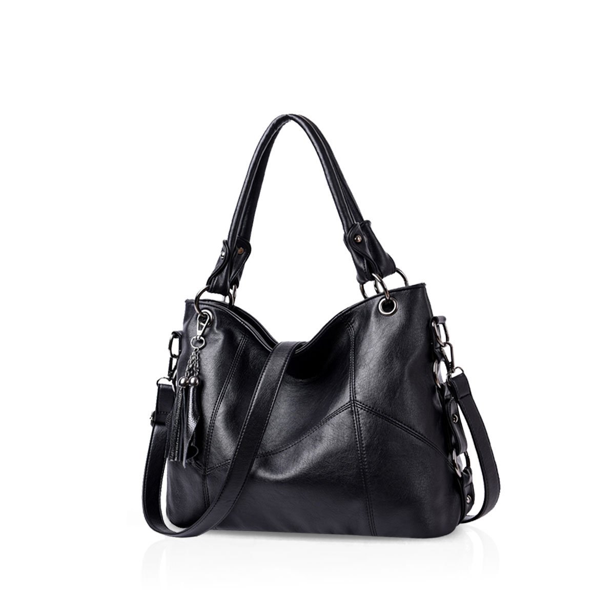 NICOLE & DORIS Fashion Woman Shoulder Bag Ladies Tote Shopper Bags Large Handabg Soft PU Leather Crossbody Bag